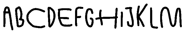 Storke Font UPPERCASE