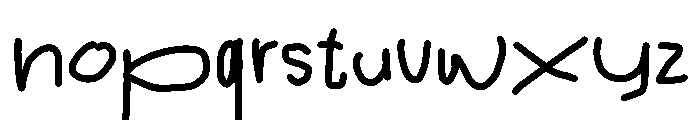 Storke Font LOWERCASE