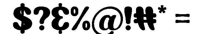 Storm Bubble Regular Font OTHER CHARS