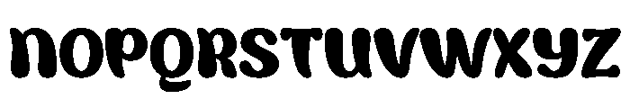 Storm Bubble Regular Font UPPERCASE