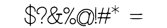 Storm_Chaser Font OTHER CHARS