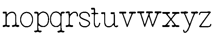 Storm_Chaser Font LOWERCASE