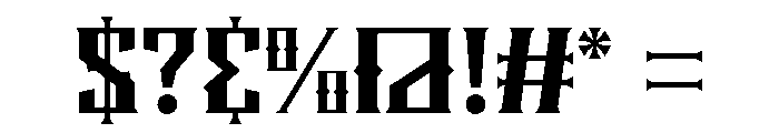 Storm Victory Font OTHER CHARS
