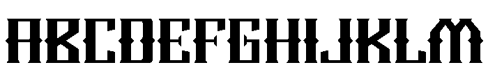 Storm Victory Font UPPERCASE