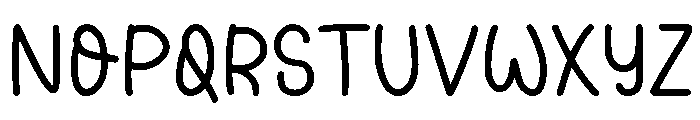 Stormy Weather Font LOWERCASE