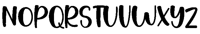 Story Bloom Regular Font UPPERCASE
