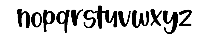 Story Bloom Regular Font LOWERCASE