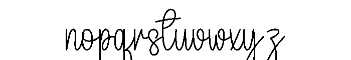 Story Homework Font LOWERCASE