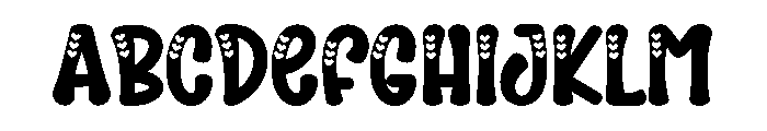 Story In Love Font UPPERCASE
