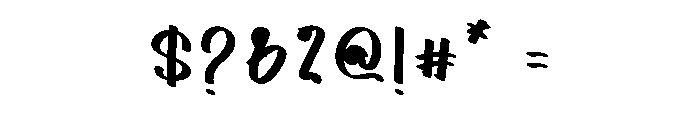Story Melody Font OTHER CHARS