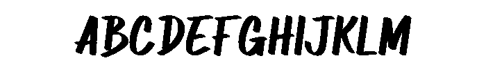 Story Melody Font UPPERCASE