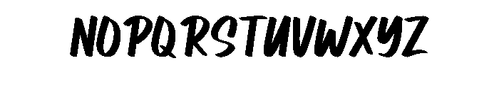 Story Melody Font UPPERCASE
