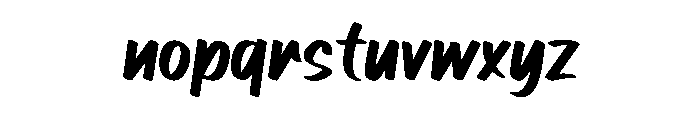 Story Melody Font LOWERCASE