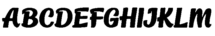 Story Nib Font UPPERCASE