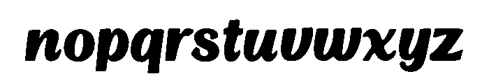 Story Nib Font LOWERCASE