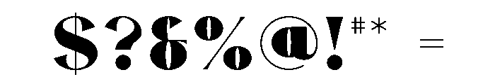 Story Type Black Headline Font OTHER CHARS