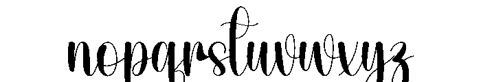 Story Wednesday Font LOWERCASE