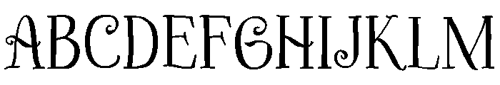 Story Wisp Regular Font UPPERCASE