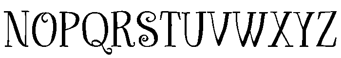 Story Wisp Regular Font UPPERCASE
