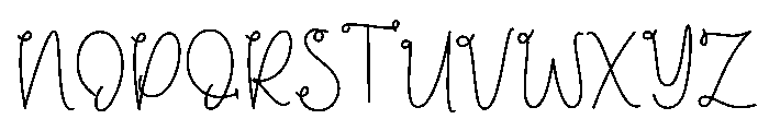Storytime Hollywing Font UPPERCASE