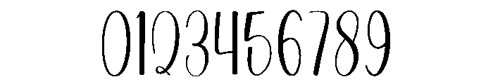 Straight Script Font OTHER CHARS
