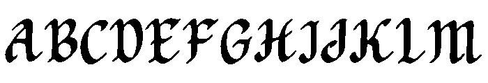 Stramonium Font UPPERCASE