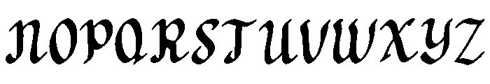 Stramonium Font UPPERCASE