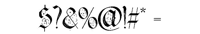 Strata magic Regular Font OTHER CHARS