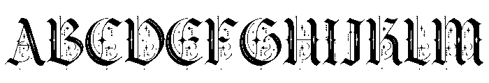 Strata magic Regular Font UPPERCASE