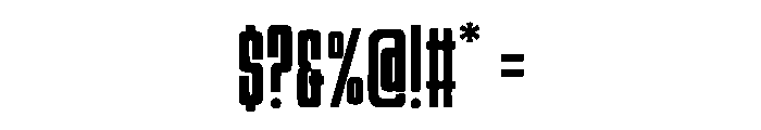 Stratos Bold Font OTHER CHARS