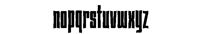 Stratos Bold Font LOWERCASE