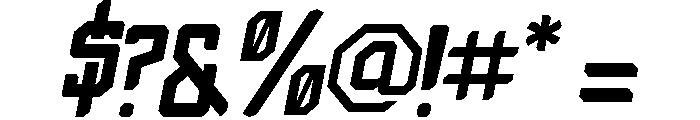 Stravik Italic Font OTHER CHARS