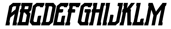 Stravik Italic Font UPPERCASE