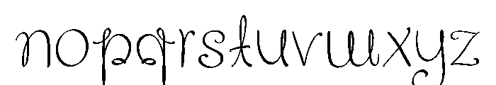 Strawberry Belle Font LOWERCASE