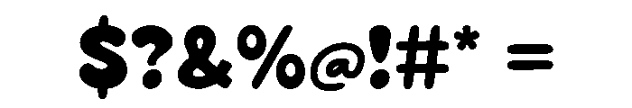 Strawberry Bounce Font OTHER CHARS