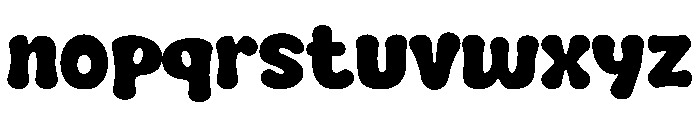 Strawberry Bounce Font LOWERCASE