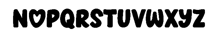 Strawberry Christmas Font LOWERCASE