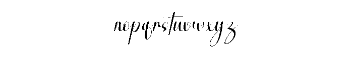 Strawberry Handwriti Font LOWERCASE