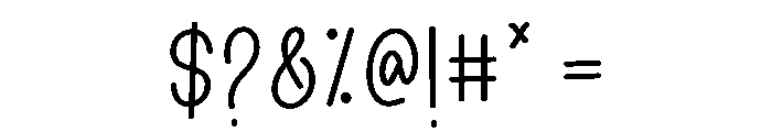 Strawberry Milk Cand Font OTHER CHARS