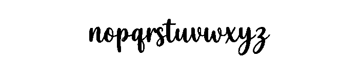 Strawberry Monster Regular Font LOWERCASE