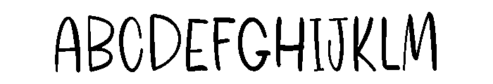 Strawberry Mousse Font UPPERCASE