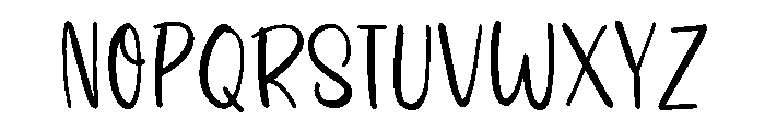 Strawberry Mousse Font UPPERCASE