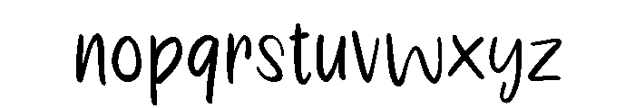 Strawberry Mousse Font LOWERCASE