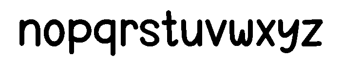 Strawberry Planner Font LOWERCASE