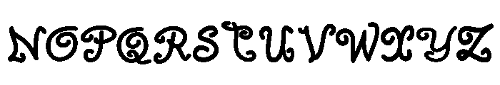 Strawberry Pop Font UPPERCASE