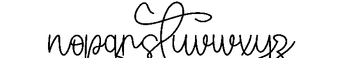 Strawberry Summer Font LOWERCASE