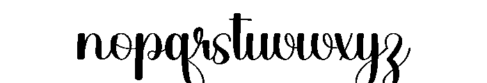 Strawberry Tourism Font LOWERCASE