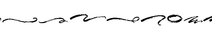 Streaking Swash Font LOWERCASE