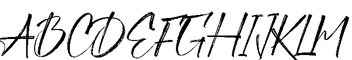 Streaklines Regular Font UPPERCASE