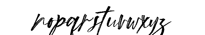 Streaklines Regular Font LOWERCASE